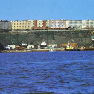 Анадырь. Порт. 1980-е годы.