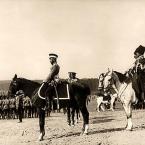 Бородино. 26 августа 1912 года. Император Николай II принимает парад на Бородинском поле.
