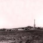 Деревня Бородино. 25 августа 1912 года. Крестный ход к памятнику Бородинской битвы на праздновании столетия Бородинского сражения.