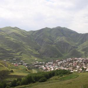 Вид на село Ашты, лето 2012 г.