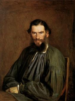 Портрет Л. Н. Толстого. И. Н. Крамской, 1873 год