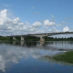 Город Кириши. Мост через реку Волхов. Фото И.Новиковой