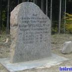 Памятный камень в честь охоты кайзера Вильгельма в Роминтенском лесу