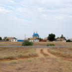 Село Пироговка, вид на храм. Август 2023 г. Фото: Александр Востриков.