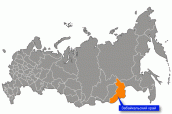 Забайкальский край на карте России