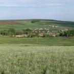 Посёлок Усакла Грачёвского района, вид с холма.