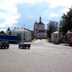 Город Боровск, площадь Ленина. Июль 2012 г. Фото: А. Востриков.