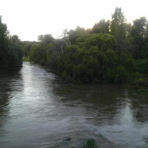 Мост через реку Калитка, 22 июля 2013 г.