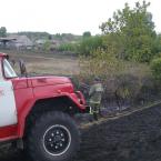 Пожарные села Белоглазово