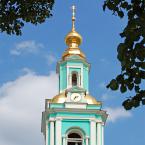 Колокольня Богоявленского собора в Елохове. Август 2016 г. Фото: А. Востриков.