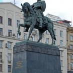 Памятник Юрию Долгорукому (Москва, Тверская площадь). Июль 2015 г. Фото: А. Востриков.