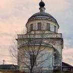 Вид на храм со стороны алтарной апсиды. Октябрь 2013 г. Фото: Анатолий Максимов.