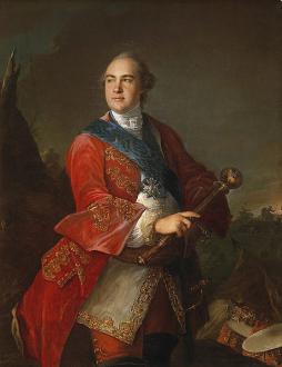 Портрет К. Г. Разумовского. Л. Токе, 1758 год