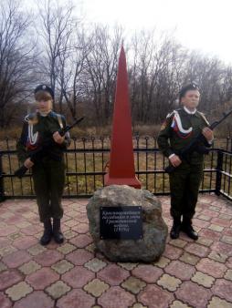 Памятник красноармейцам в селе Спасское, 2013 г.